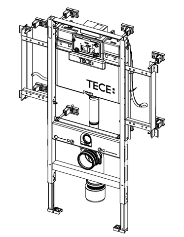 TECEprofil Gerontomodul gemäss DIN 18040-1