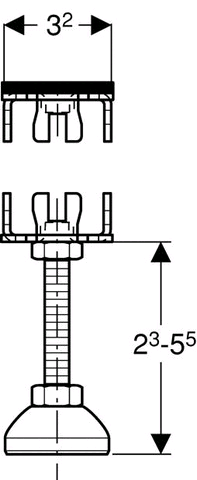 Geberit GIS Set für Wannenverkleidungen