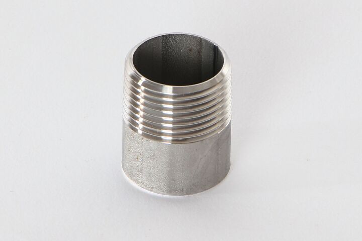Edelstahl Anschweissnippel 408, 1.4571, V4a