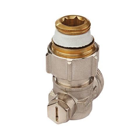 Simplex Einzel-Kugelhahn Exclusiv E1/AG, 3/4" AG, f. Ventil-HK m. 1/2" IG