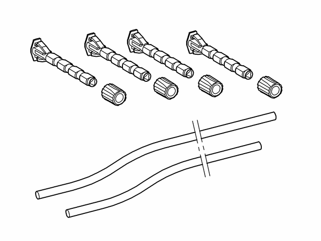 Grohe Verlängerungs-Set 38714 70mm für Abdeckplatten/Betätigungen