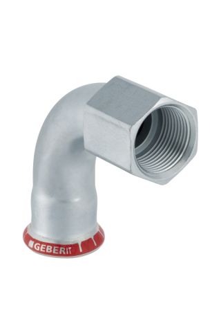 Geberit Mapress C-Stahl Übergangsbogen 90° m. IG (verzinkt)