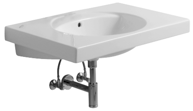 Keramag Waschtisch Preciosa 124282 800x550mm o.Hl.m.Ül.