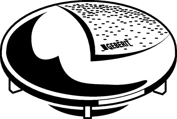 Geberit Wings Ablaufdeckel D 52 verchromt
