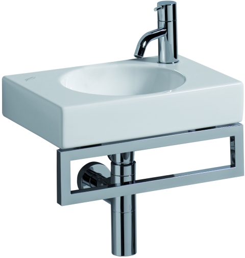 Keramag Handwaschbecken Preciosa II 400x280mm, ohne ÜL HL rechts, 273240