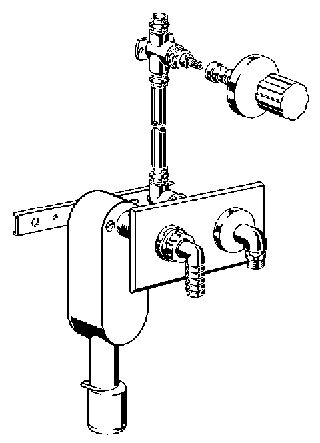Viega UP-Geruchverschluss 5635.2, 40 / 50 mm, 369217, f. Wasch-/Geschirrsp., m. UP-Ventil