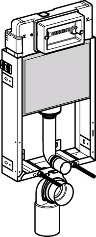 Geberit Kombifix Basic Wand-WC mit UP-Spülkasten UP100