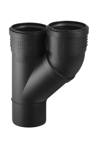 Geberit Silent-PP Parallelabzweig mit Muffen