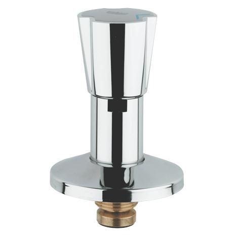 Grohe Oberteil Costa 11514 f.Unterputz-Ventile mit Dreikantgriff blau/rot 3/4" chrom