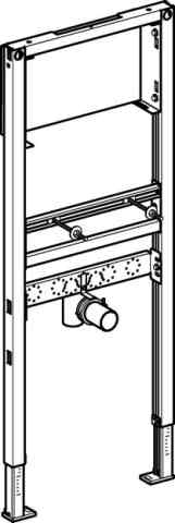 Geberit Duofix Waschtisch 130 cm, für UP-Wandarmatur