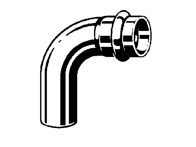 Viega Prestabo Bogen 90°, Mod. 1116.1, aus unlegiertem Stahl
