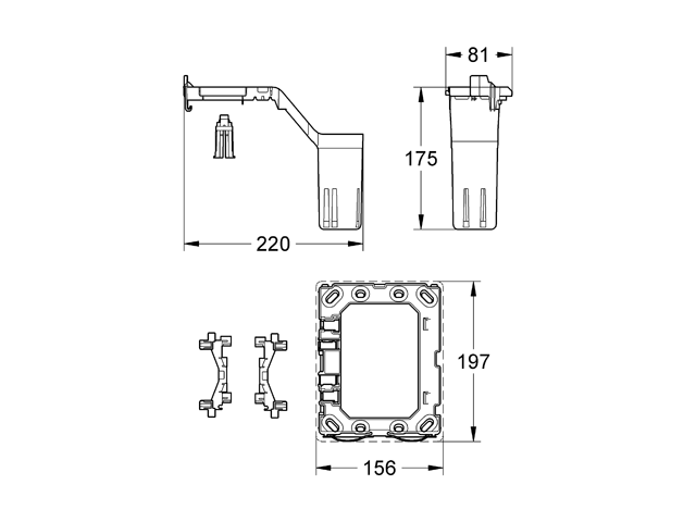 Grohe Fresh Umrüstset 38796 für die Aufnahme von Duft-Tabs
