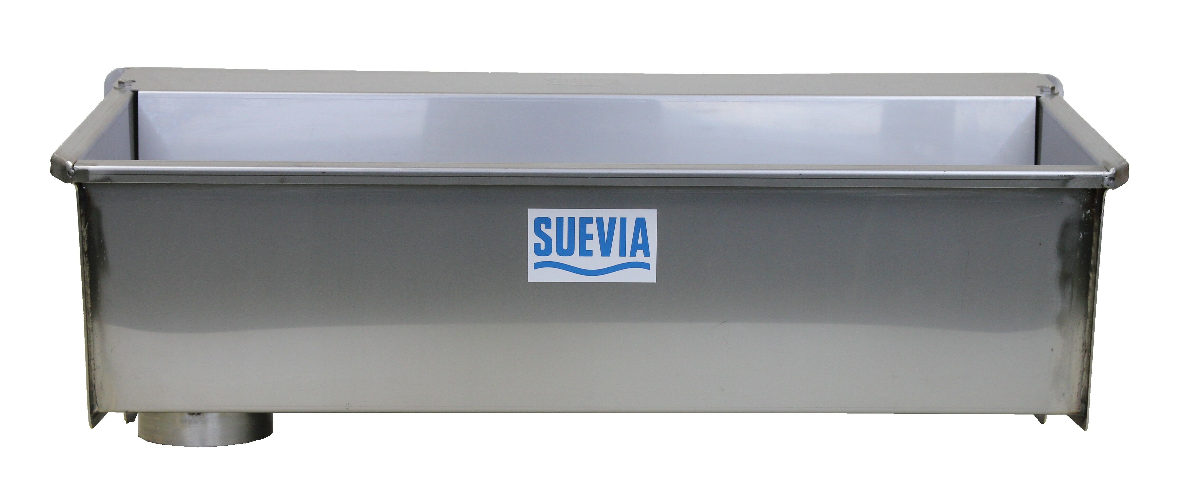 Suevia Kompakt-Trogtraenke 100 cm, Mod. 6148, Art.-Nr. 130.6148, aus Edelstahl
