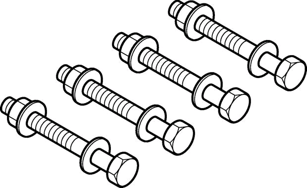 Geberit Mapress Schraubenset f. Flansch (Stahl verzinkt)