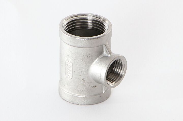 Edelstahl T-Stück reduziert, 307R, V4a