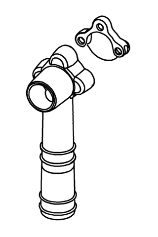 TECEflex Schallschutzelement für 1/2" Wandscheibe
