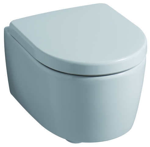Keramag Tiefspül-WC iCon xs, kurz, 6l, wandh. 490mm Ausladung, KeraTect