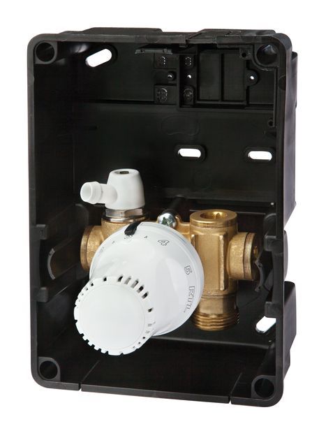 Simplex Regelbox RTL-A, Standard, Blende weiss, F11828, außenliegendes Th-Ventil