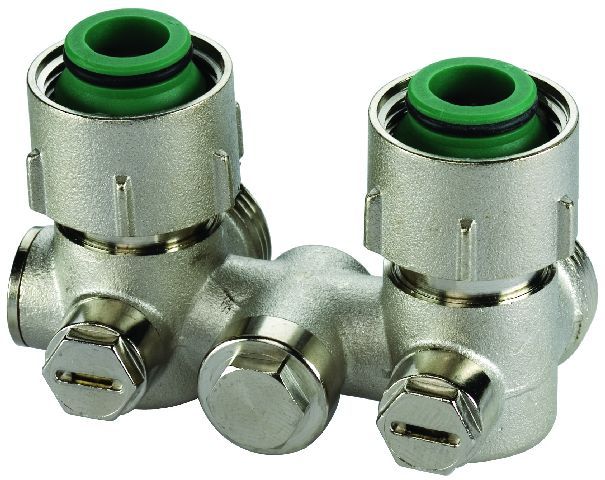 Simplex Einrohrarmatur E2/50 f. Ventil-HK m. 3/4" AG