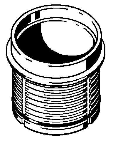 Viega Hoehenausgleichsstueck 4996, 112707 mit Rueckstaudichtung, 45-100mm