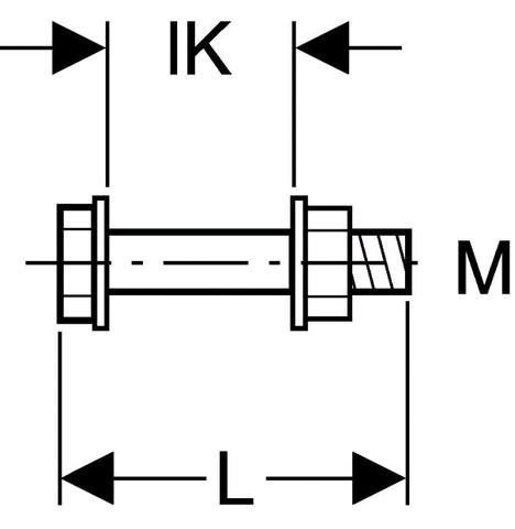 Geberit Mapress Schraubenset f. Flansch (Stahl verzinkt)