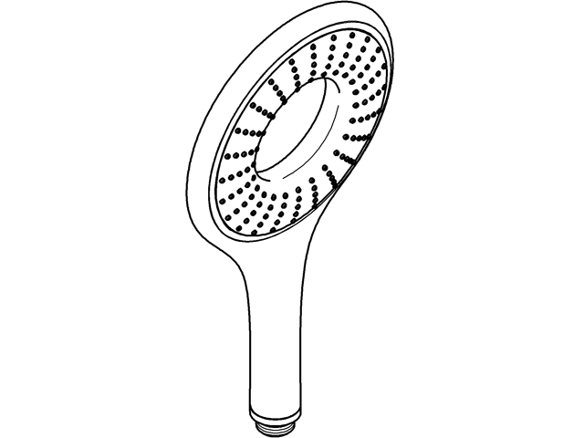 GROHE Handbrause Rainshower Icon 27276 Strahlart Rain Eco Funktion