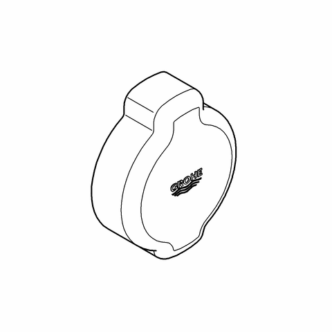Grohe Entriegelungsgriff 47764 für Grohtherm 2000 Special