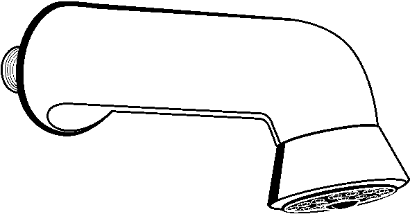 Grohe Kopfbrause Relexa Sport 28948 DN15 SpeedClean chrom