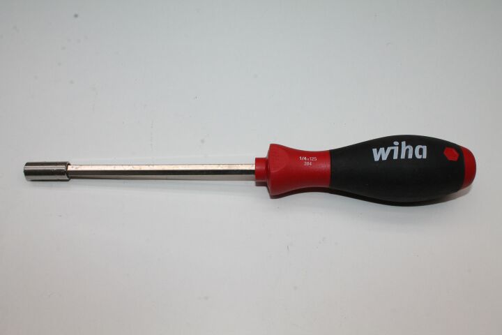 Schraubendreher m. Bithalter, 1/4" x 125mm, magnetisch, m. Sechskantschaft, Typ: 384