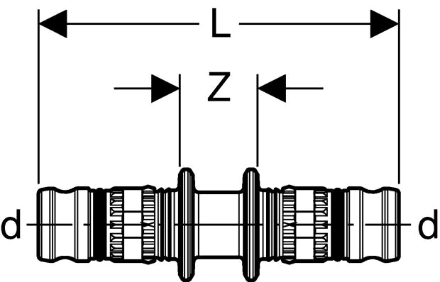 Geberit Mepla Kupplung (PVDF)