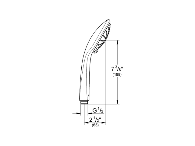 Grohe Handbrause Euphoria Massage 27239 mit Durchflusskonstanthalter chrom