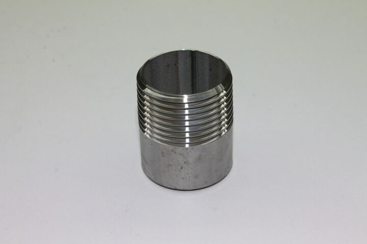 Edelstahl Anschweissnippel 308, V4a