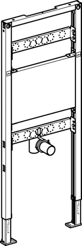 Geberit Duofix Ausgussbecken 112-130 cm, für Wandarmatur