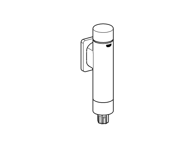Grohe WC-Druckspüler Rondo A.S. 37349 DN20 m. integrierter Vorabsperrung chrom