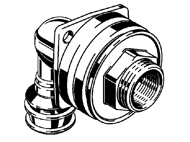 Viega Raxofix Wanddurchführung winklig, Mod. 5332.11, m. Montagesatz, aus Rotguss