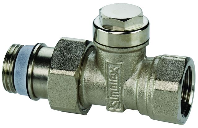 Simplex Rücklaufverschraubung N, 1/2 x 1/2" Durchgang, Typ IG/N