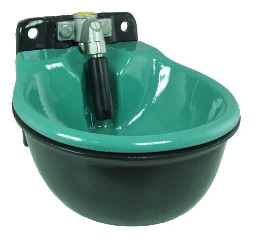 Suevia Tränkebecken Mod. 46-VA 3/4", Art.-Nr. 100.1469, heizbar, 24V, 80W, aus Guss, Edelst.-Rohrven