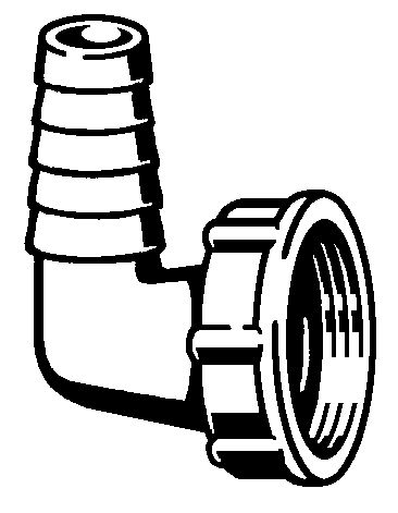 Viega Schlauchverschraubung 90°, 7969, G 11/4 x 20-24mm, 110888, für einen Anschluss