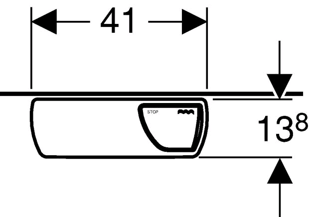 Geberit Aufputz-Spülkasten AP140 weiss-alpin mit Spül-Stopp-Spülung halbhochhängend