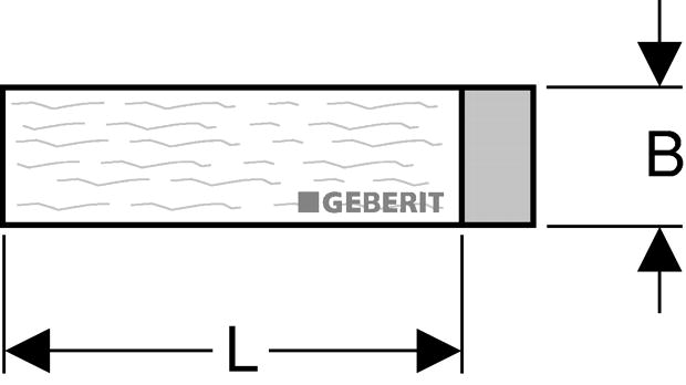 Geberit Schachtschott d 56 - 110 für Geberit Silent-db20 im Geberit Quattro