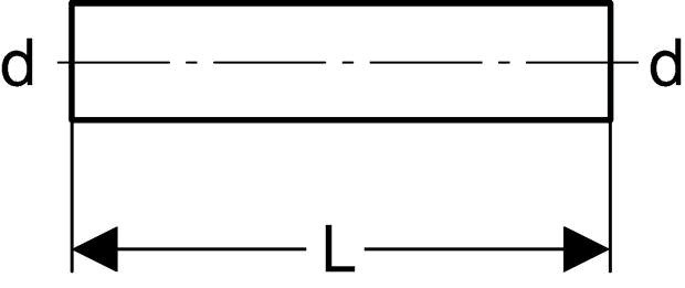 Geberit Mapress C-Stahl Rohrnippel (verzinkt)