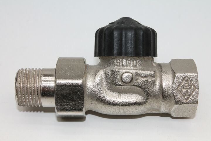 Heimeier Thermostat-Ventilunterteil, umgekehrte Flußrichtung, Durchgang