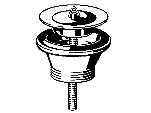 Viega Spueltisch-Ventil 7122K, 11/2 x 80, 109516, m. Haken, Hoehe 40mm, Kunstst.