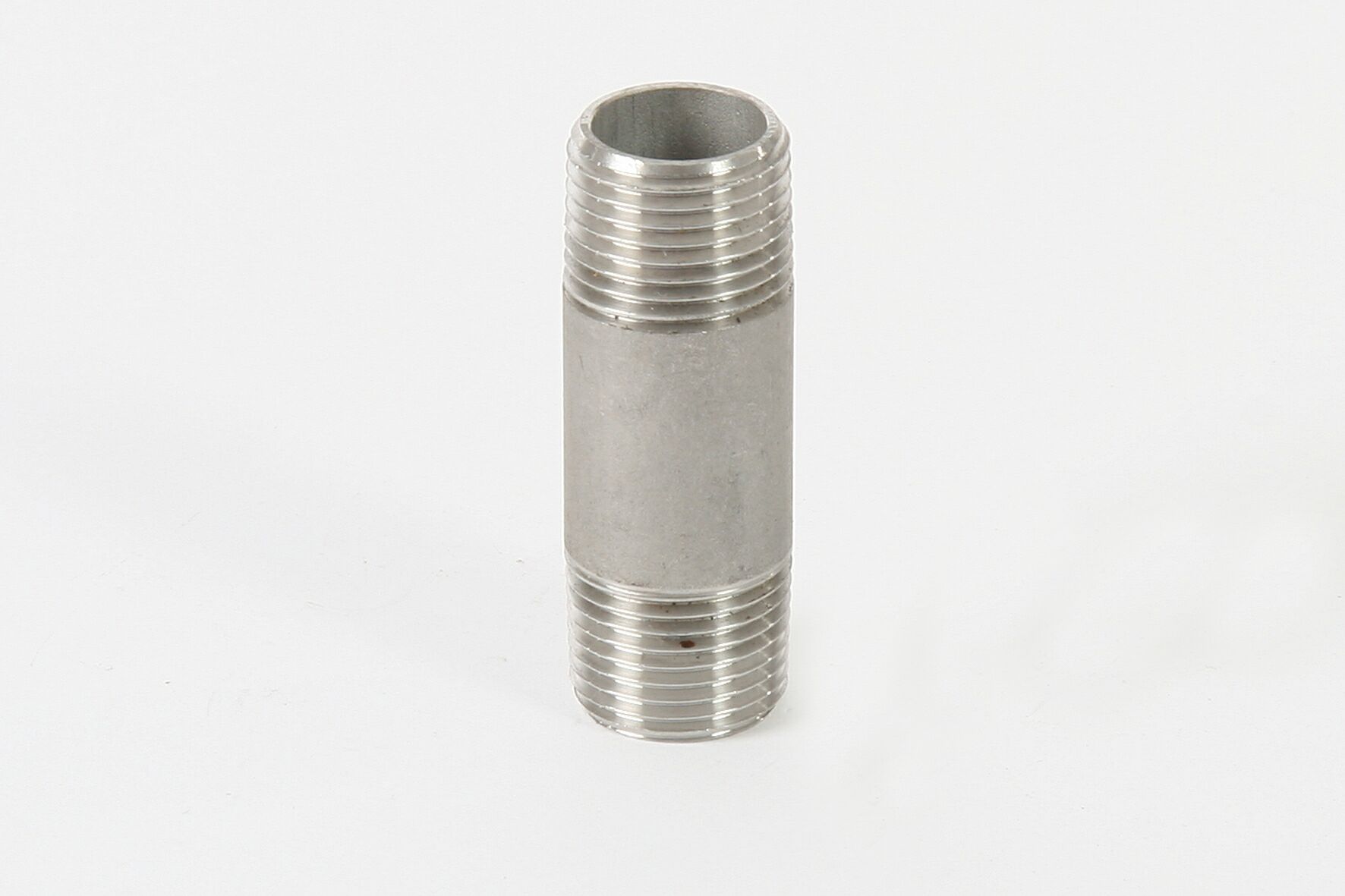 Edelstahl Rohrdoppelnippel 410, DN25 (1"), 1.4571, V4a