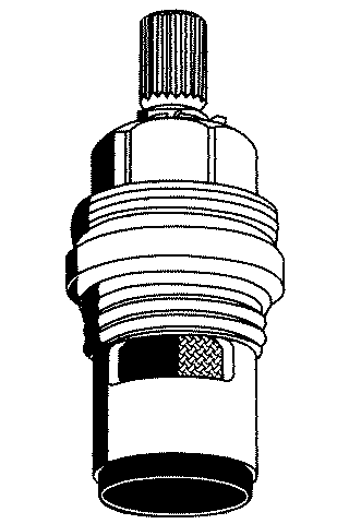 Grohe Oberteil 45342 Carbodur Keramik Anschlag links 1/2"