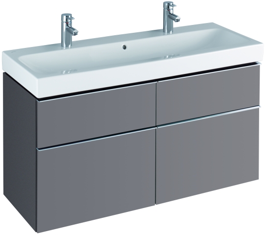 Keramag Waschtisch iCon, mit zwei Hahnlöchern 1200x485mm