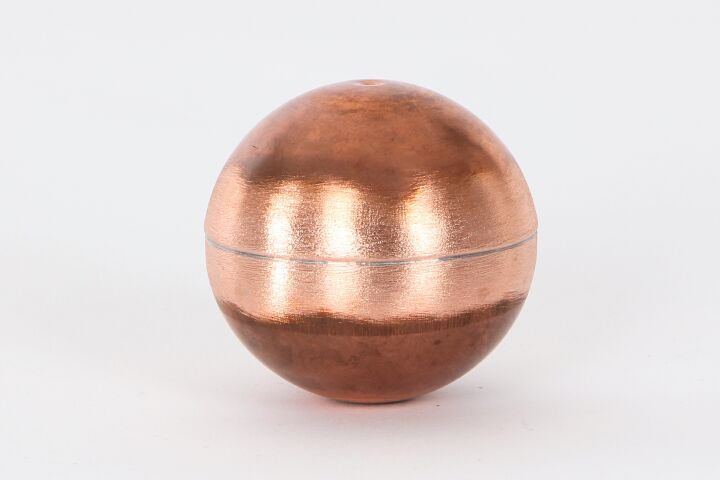 Kugel aus Kupfer,  ohne Wulst, D: 60 mm