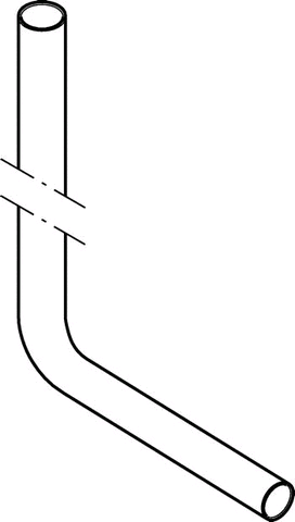 Geberit Spülbogen 65 x 35 cm, d 50 x 44 mm