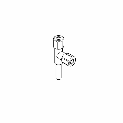 Grohe WAS-T-Abzweigstück 41007 DN10 für Eckventile chrom