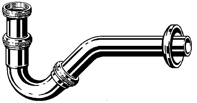 Viega Bidet-Röhrensifon 11/4", Mod. 5535